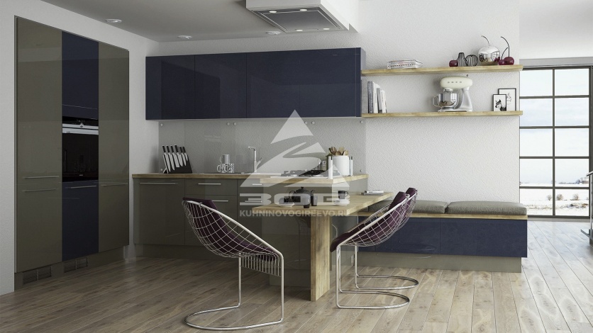 Декоративные панели МДФ Георгин/Шалфей