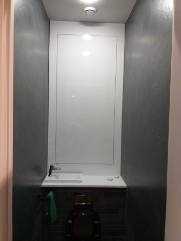 Заказ УТ21 шкафчик с раковиной в туалет