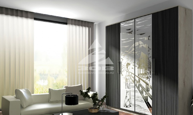 Распашной шкаф 02