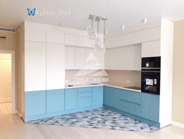 Кухня Минимализм с фасадами Эмаль матовая