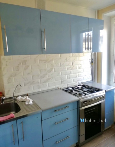 Кухня из пластика глянец