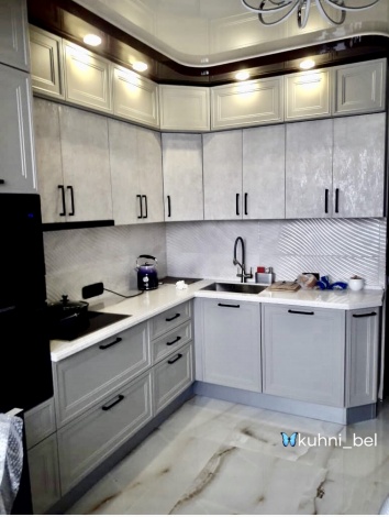 Кухня Мдф-пвх / Пластик "под бетон"