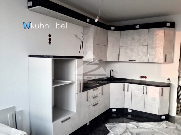 Заказ УТ85. Кухня из пластика под бетон