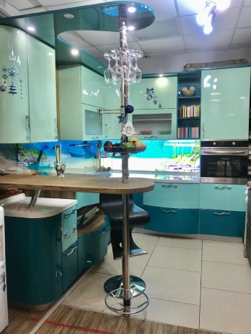 Кухня ЛАГУНА с фасадами Эмаль глянец