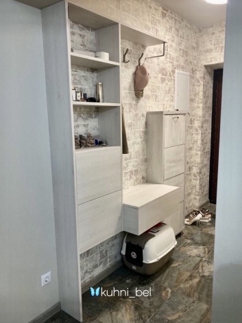 Заказ УТ189/4. Прихожая Лофт с фасадами из лдсп под дерево