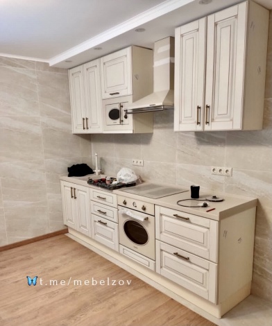 УТ330. Кухня в дом из массива ясеня в стиле Прованс