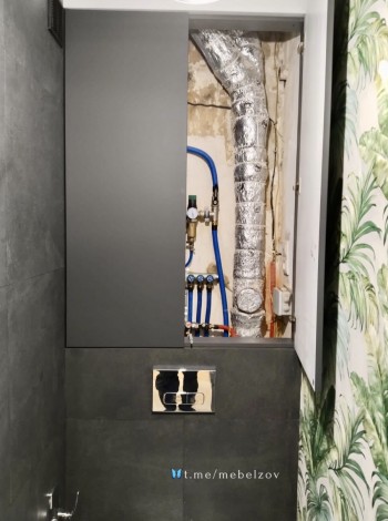 МГС119. Шкаф в нишу ванной