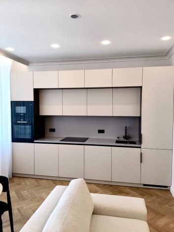 СИМ128. Кухня модерн с фасадами из пластика