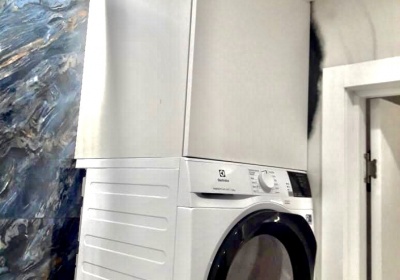 Тумба в ванной над стиральной машинкой УТ177/6