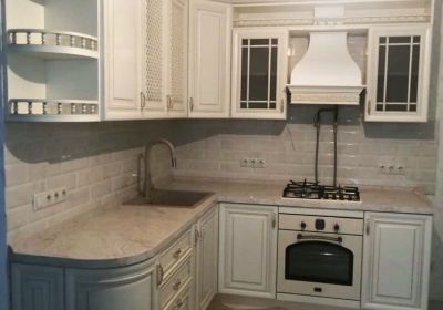 Кухня Прованс. Массив ясеня