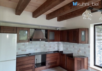 Кухня из массива дуба