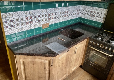 Кухня из мдф-пвх Дуб Ланселот