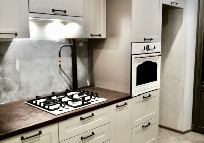 Заказ УТ228.Кухня неоклассика с фасадами миф-пвх