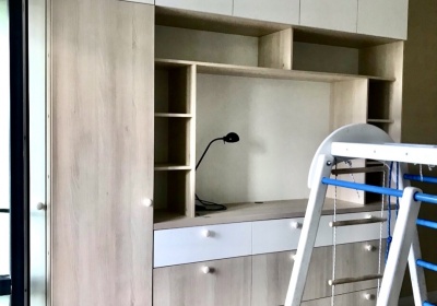 Заказ УТ190/5. Стенка-Шкаф в детскую комнату с фасадами лдсп