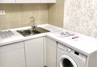 Заказ УТ253. Белая угловая кухня с прямыми фасадами