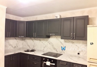 Заказ УТ261. Серая кухня с фасадами классика