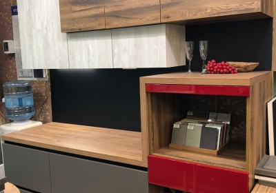 Кухня в 3х цветах в стиле Лофт