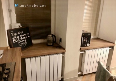 МГС119. Подоконники в цвет столешницы кухни